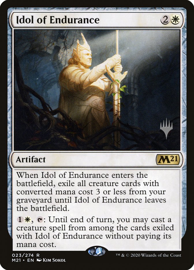 Idol of Endurance (Promo Pack) [Core Set 2021 Promos] | Clutch Gaming