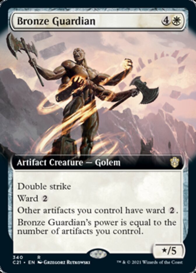 Bronze Guardian (Extended Art) [Commander 2021] | Clutch Gaming