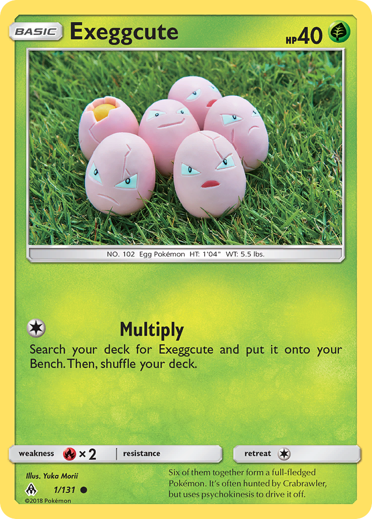 Exeggcute (1/131) [Sun & Moon: Forbidden Light] | Clutch Gaming