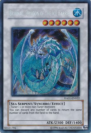 Brionac, Dragon of the Ice Barrier [HA01-EN022] Secret Rare | Clutch Gaming