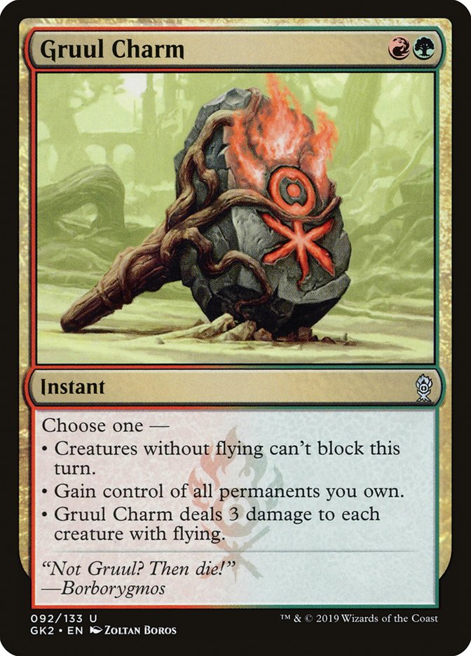 Gruul Charm [Ravnica Allegiance Guild Kit] | Clutch Gaming