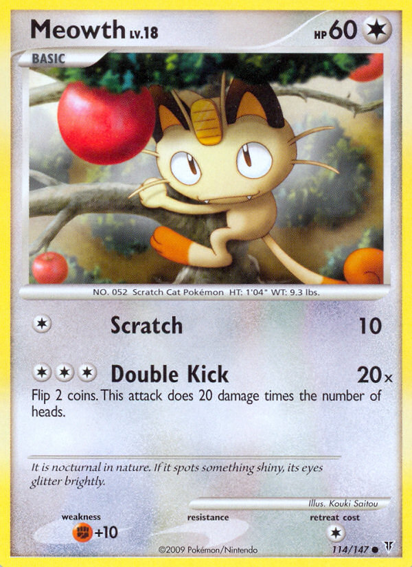 Meowth (114/147) [Platinum: Supreme Victors] | Clutch Gaming