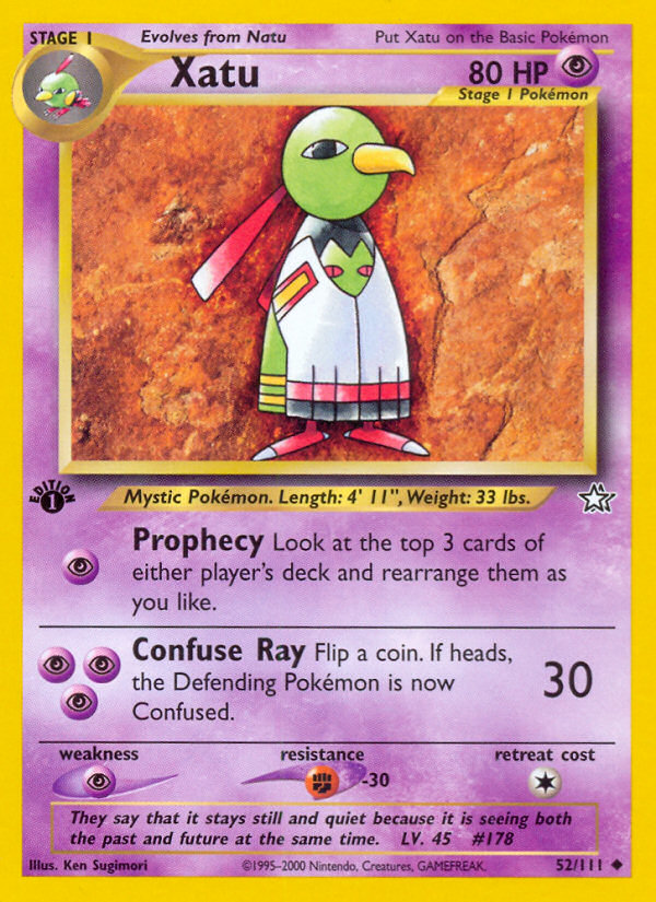 Xatu (52/111) [Neo Genesis 1st Edition] | Clutch Gaming