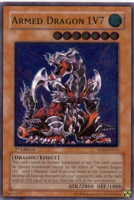 Armed Dragon LV7 [SOD-EN015] Ultimate Rare | Clutch Gaming