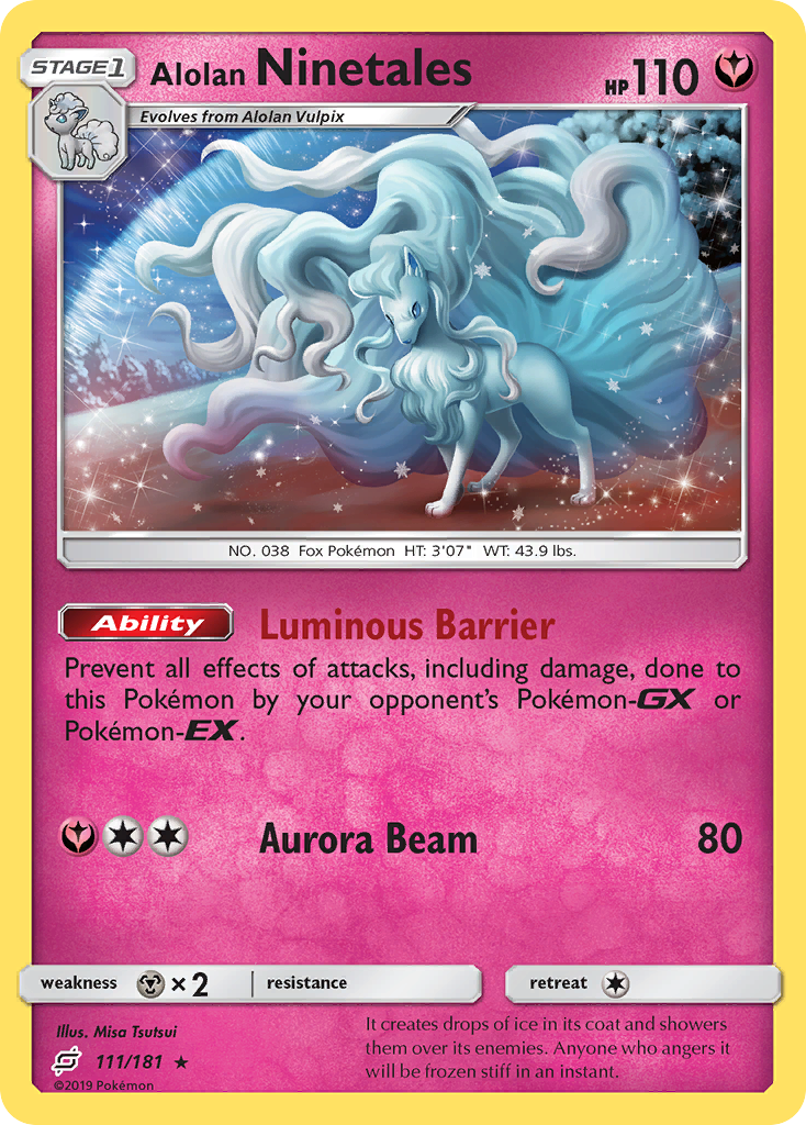 Alolan Ninetales (111/181) [Sun & Moon: Team Up] | Clutch Gaming