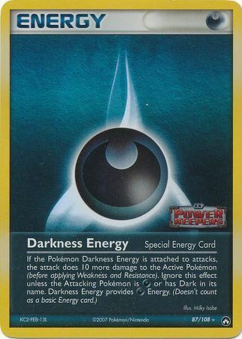 Darkness Energy (87/108) (Stamped) [EX: Power Keepers] | Clutch Gaming