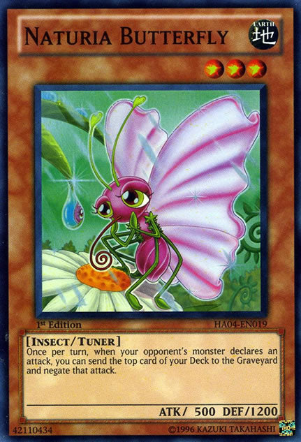 Naturia Butterfly [HA04-EN019] Super Rare | Clutch Gaming