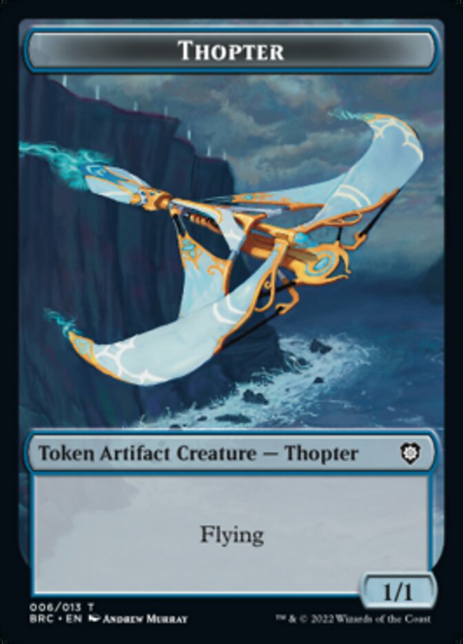 Copy // Thopter (006) Double-Sided Token [The Brothers' War Commander Tokens] | Clutch Gaming