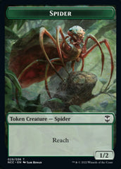 Treefolk // Spider Double-Sided Token [Streets of New Capenna Commander Tokens] | Clutch Gaming