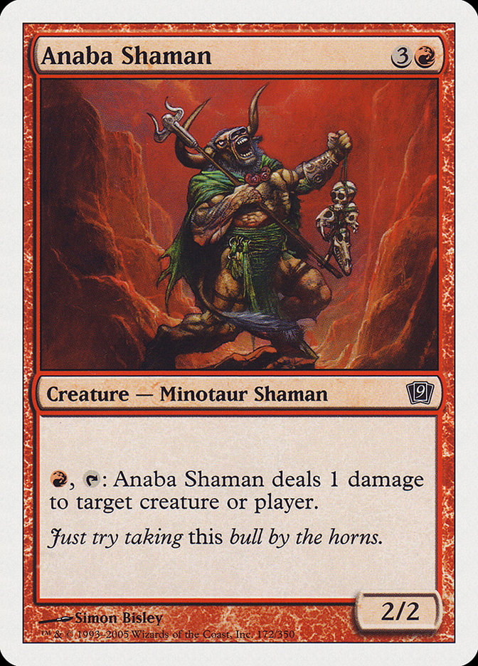 Anaba Shaman [Ninth Edition] | Clutch Gaming