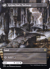 Brightclimb Pathway // Grimclimb Pathway (Borderless Alternate Art) [Zendikar Rising] | Clutch Gaming