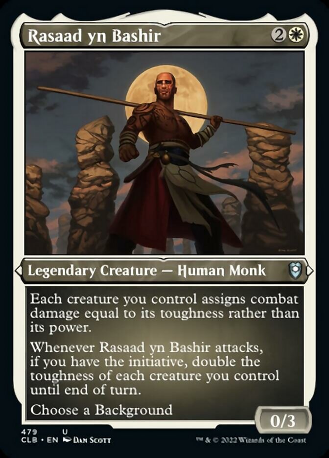 Rasaad yn Bashir (Foil Etched) [Commander Legends: Battle for Baldur's Gate] | Clutch Gaming