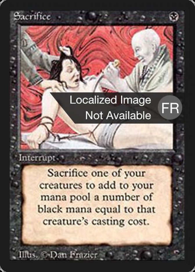 Sacrifice [Foreign Black Border] | Clutch Gaming