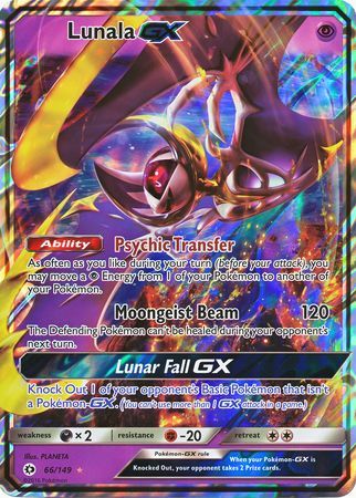 Lunala GX (66/149) (Jumbo Card) [Sun & Moon: Base Set] | Clutch Gaming