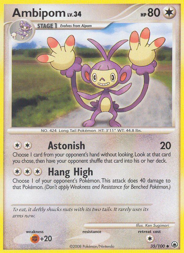 Ambipom (35/100) [Diamond & Pearl: Majestic Dawn] | Clutch Gaming