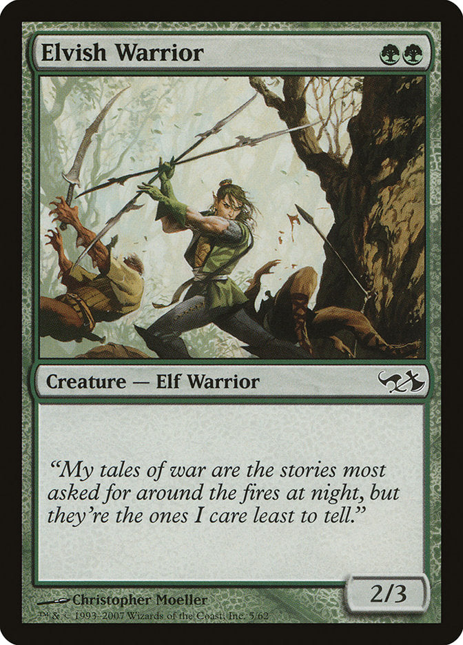 Elvish Warrior [Duel Decks: Elves vs. Goblins] | Clutch Gaming