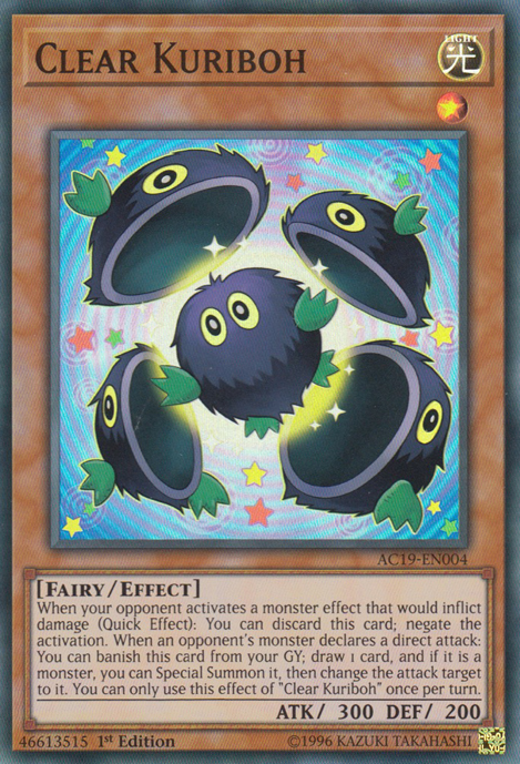 Clear Kuriboh [AC19-EN004] Super Rare | Clutch Gaming