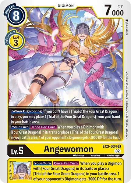 Angewomon [EX3-034] [Revision Pack Cards] | Clutch Gaming