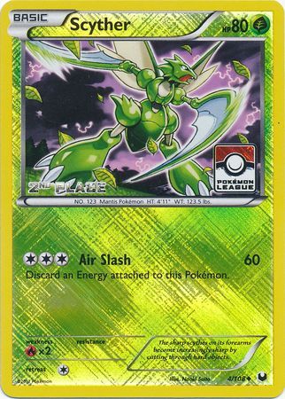 Scyther (4/108) (League Promo 2nd Place) [Black & White: Dark Explorers] | Clutch Gaming