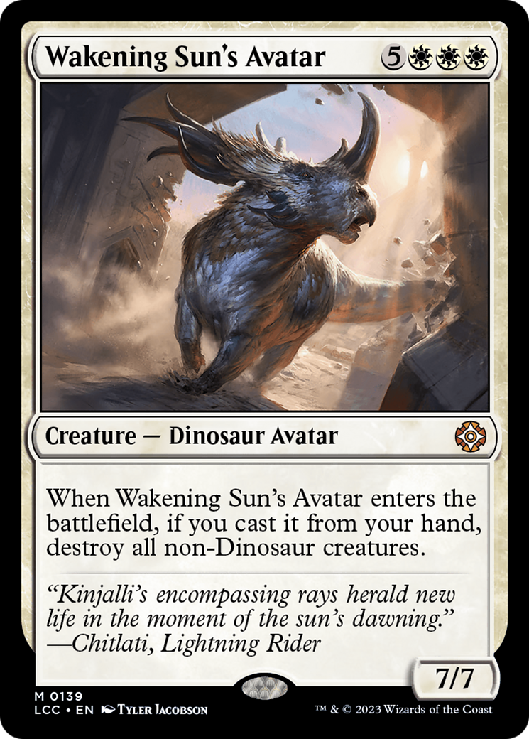 Wakening Sun's Avatar [The Lost Caverns of Ixalan Commander] | Clutch Gaming