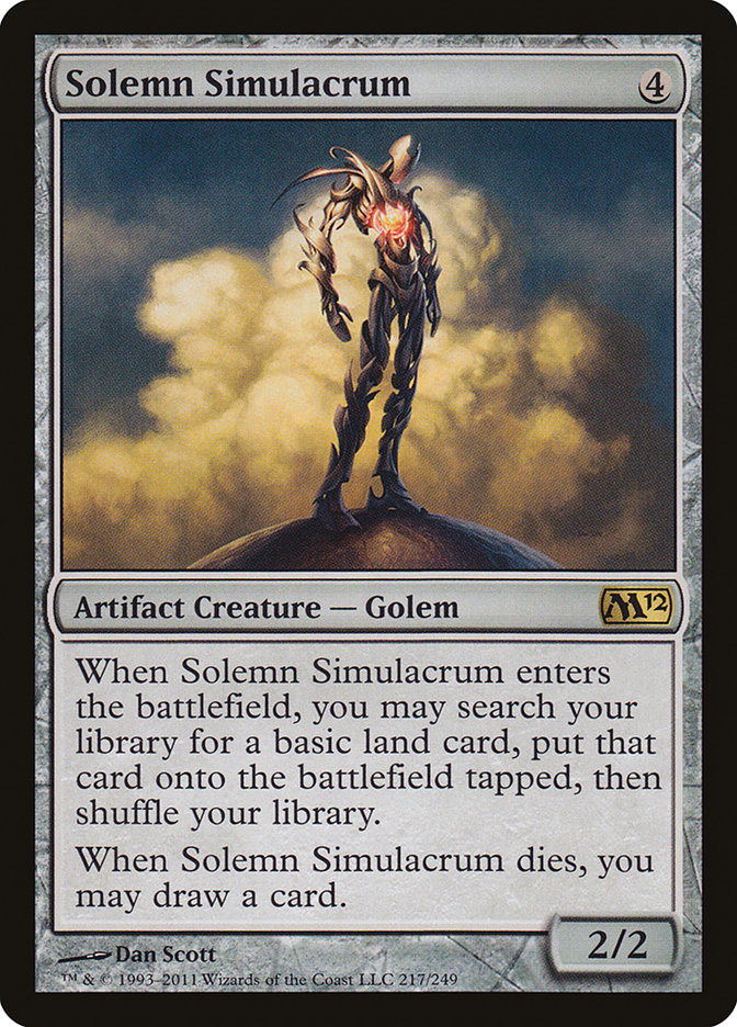 Solemn Simulacrum [Magic 2012] | Clutch Gaming