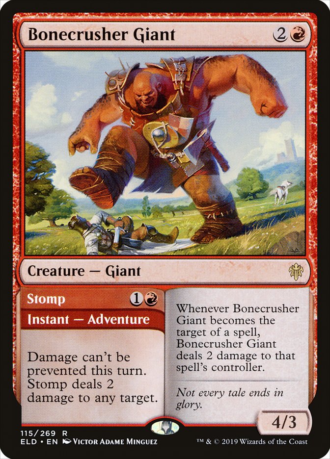 Bonecrusher Giant // Stomp [Throne of Eldraine] | Clutch Gaming