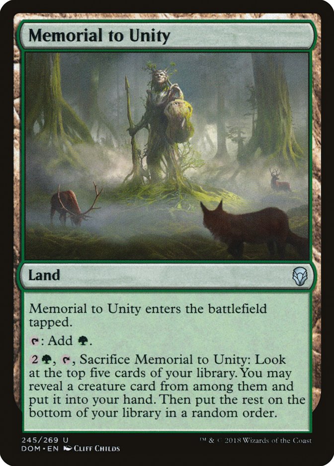 Memorial to Unity [Dominaria] | Clutch Gaming