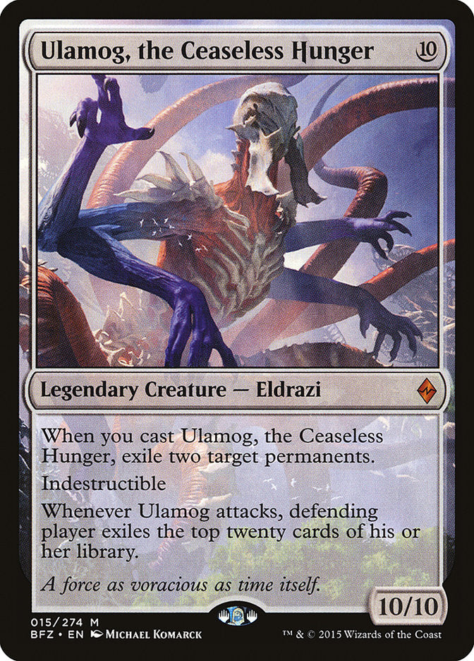 Ulamog, the Ceaseless Hunger [Battle for Zendikar] | Clutch Gaming