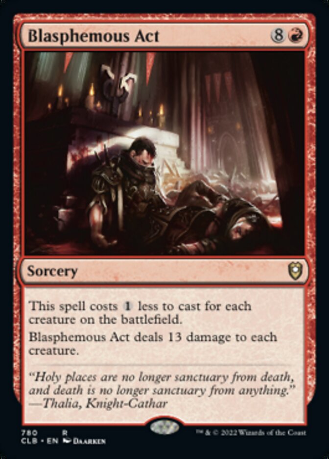 Blasphemous Act [Commander Legends: Battle for Baldur's Gate] | Clutch Gaming