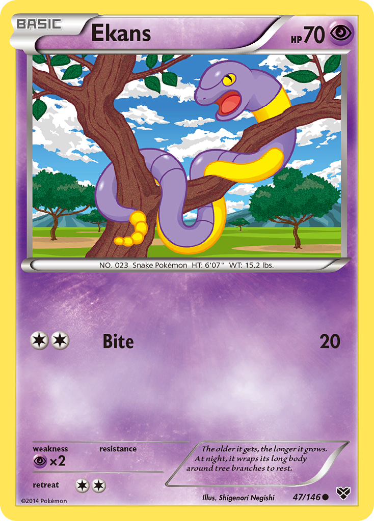 Ekans (47/146) [XY: Base Set] | Clutch Gaming