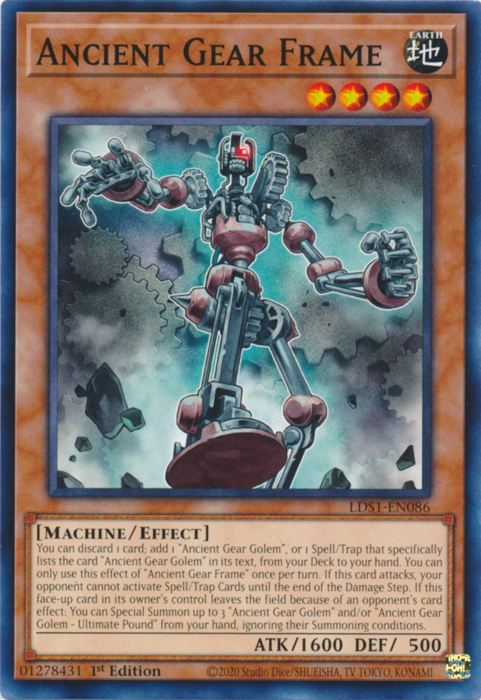 Ancient Gear Frame [LDS1-EN086] Common | Clutch Gaming