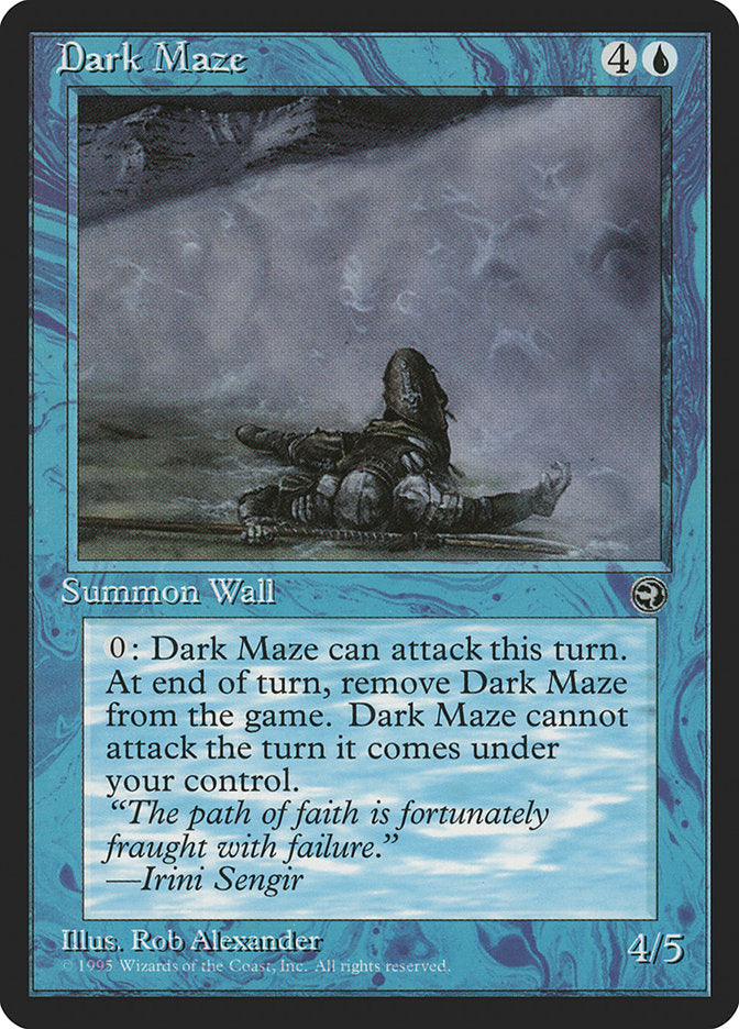 Dark Maze (Irini Sengir Flavor Text) [Homelands] | Clutch Gaming