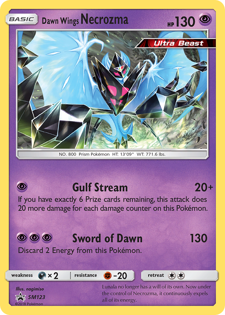 Dawn Wings Necrozma (SM123) [Sun & Moon: Black Star Promos] | Clutch Gaming