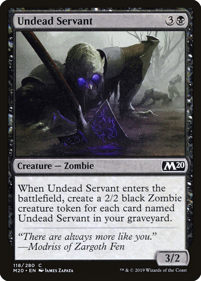 Undead Servant [Core Set 2020] | Clutch Gaming