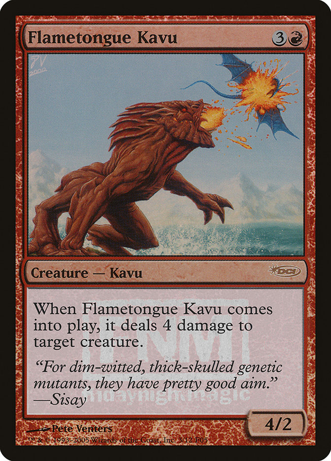 Flametongue Kavu [Friday Night Magic 2005] | Clutch Gaming