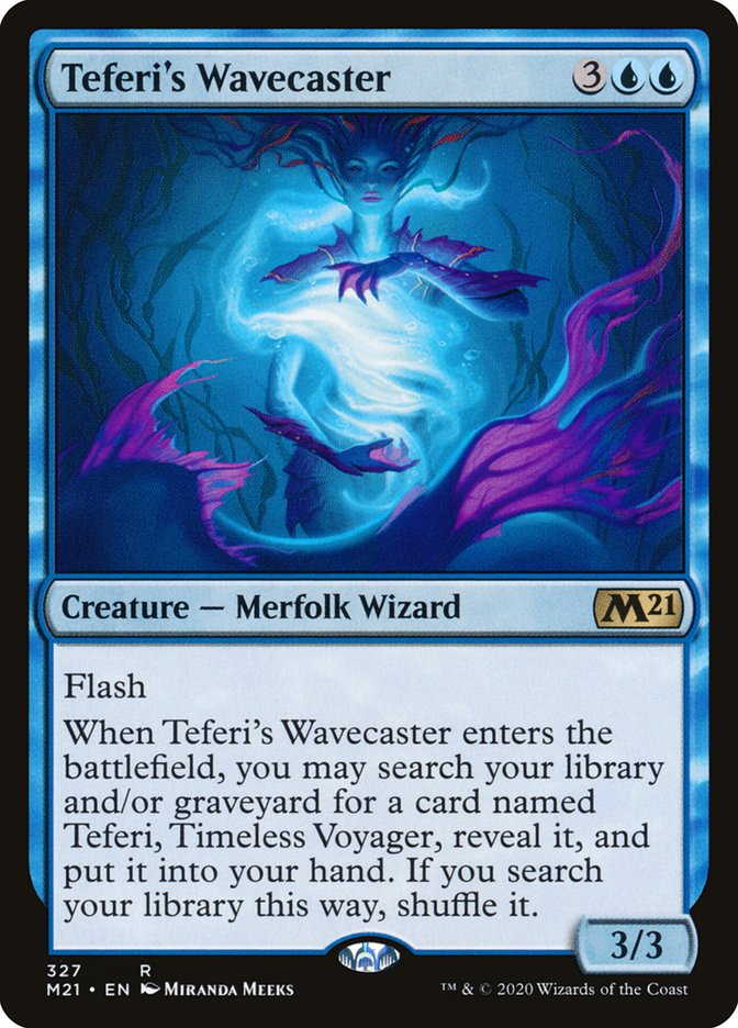 Teferi's Wavecaster [Core Set 2021] | Clutch Gaming