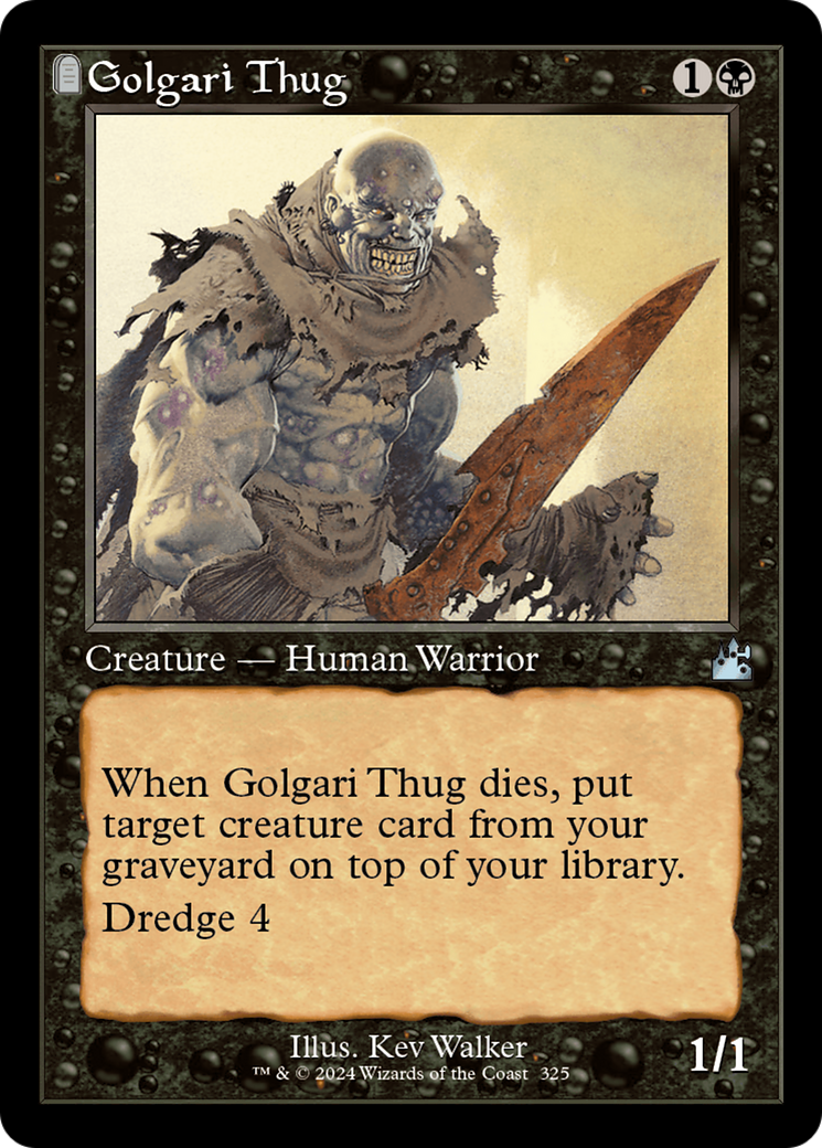 Golgari Thug (Retro Frame) [Ravnica Remastered] | Clutch Gaming