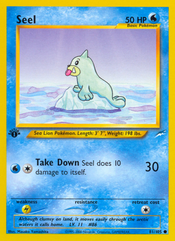 Seel (81/105) [Neo Destiny 1st Edition] | Clutch Gaming