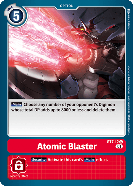 Atomic Blaster [ST7-12] [Starter Deck: Gallantmon] | Clutch Gaming