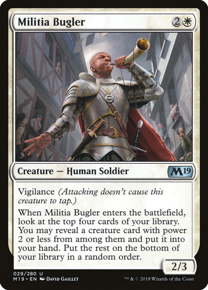 Militia Bugler [Core Set 2019] | Clutch Gaming