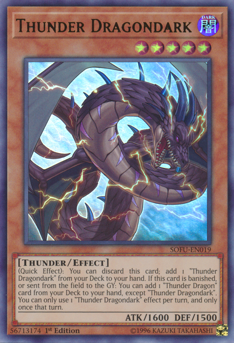 Thunder Dragondark [SOFU-EN019] Ultra Rare | Clutch Gaming