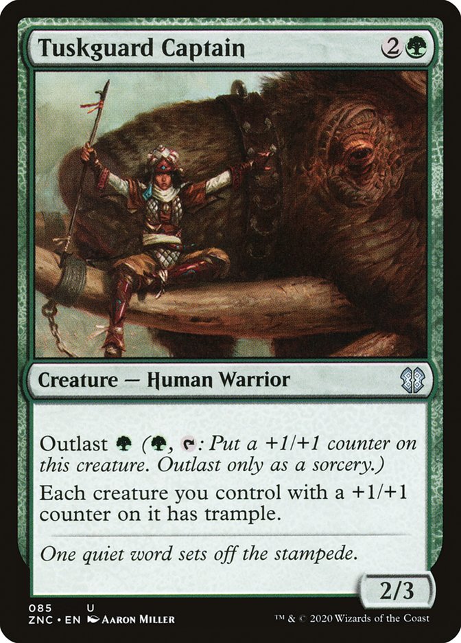 Tuskguard Captain [Zendikar Rising Commander] | Clutch Gaming