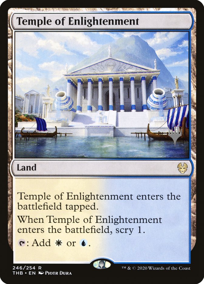 Temple of Enlightenment (Promo Pack) [Theros Beyond Death Promos] | Clutch Gaming