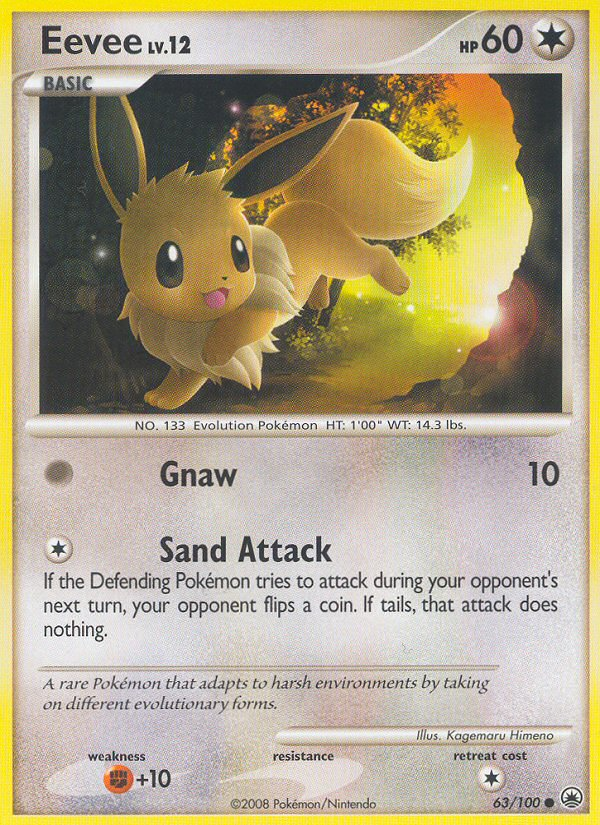 Eevee (63/100) [Diamond & Pearl: Majestic Dawn] | Clutch Gaming