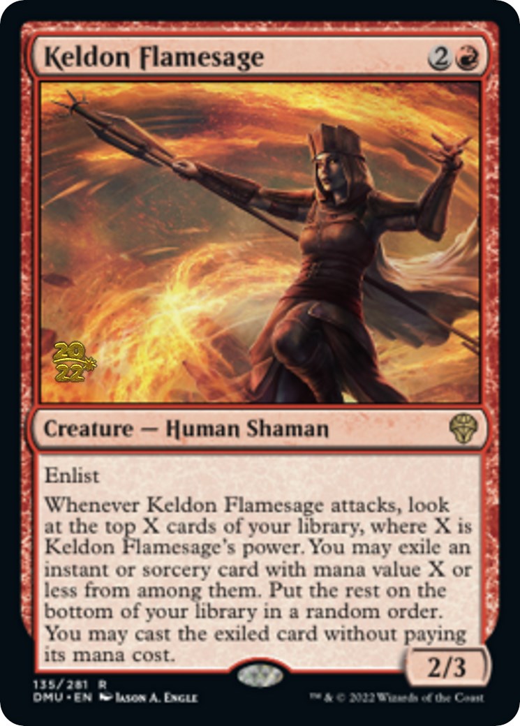 Keldon Flamesage [Dominaria United Prerelease Promos] | Clutch Gaming