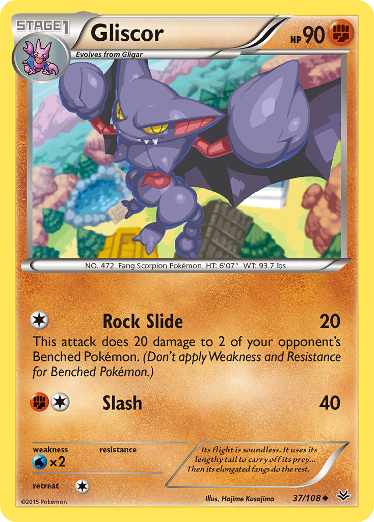 Gliscor (37/108) [XY: Roaring Skies] | Clutch Gaming