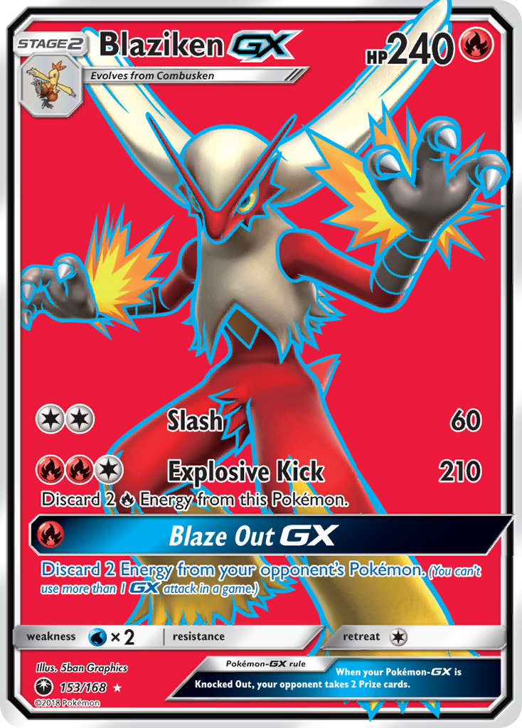 Blaziken GX (153/168) [Sun & Moon: Celestial Storm] | Clutch Gaming