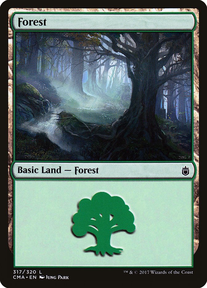 Forest (317) [Commander Anthology] | Clutch Gaming