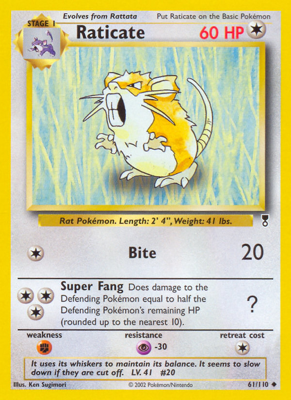 Raticate (61/110) [Legendary Collection] | Clutch Gaming