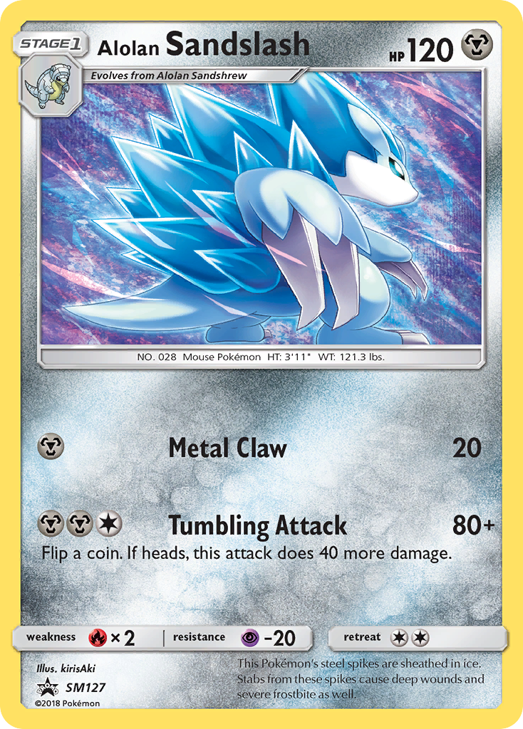 Alolan Sandslash (SM127) [Sun & Moon: Black Star Promos] | Clutch Gaming